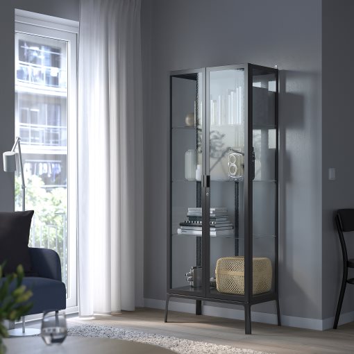 MILSBO, glass-door cabinet, 303.964.48