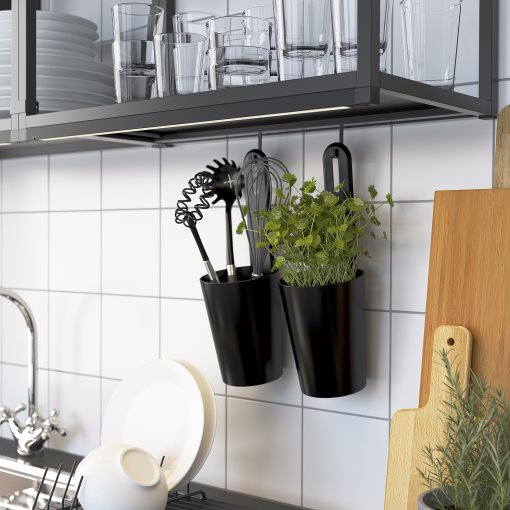 ENHET, wall frame with shelves, 40x15x75 cm, 304.489.37