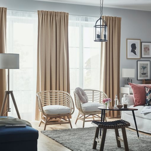 ANNAKAJSA, room darkening curtains, 1 pair, 304.627.92