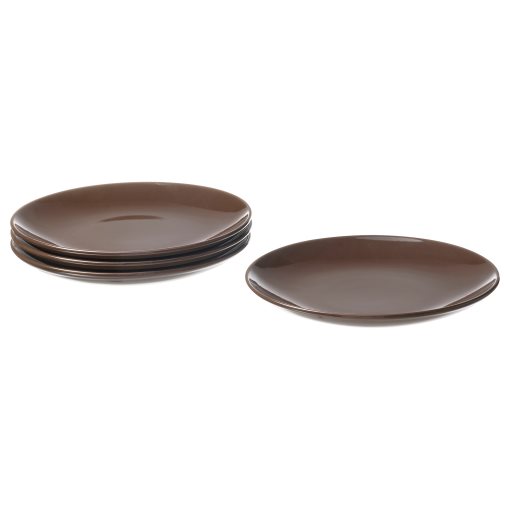 FÄRGKLAR, side plate/glossy 4 pack, 20 cm, 304.854.54