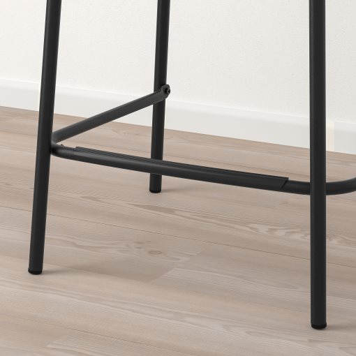 STIG, bar stool with backrest, 63 cm, 304.984.18