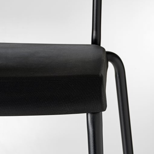 STIG, bar stool with backrest, 63 cm, 304.984.18