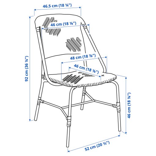 VASSHOLMEN, chair, in/outdoor, 305.037.40
