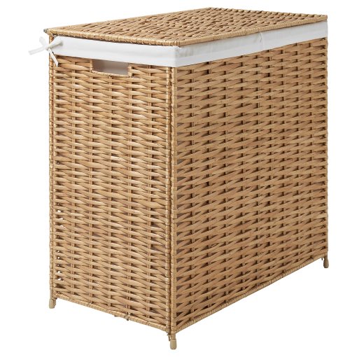NATTGIBBA, laundry basket/handmade, 100 l, 305.319.36