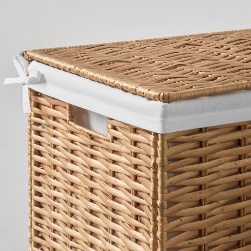 NATTGIBBA, laundry basket/handmade, 100 l, 305.319.36