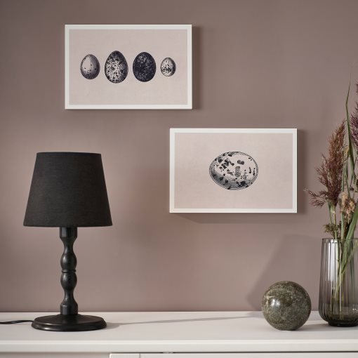 BJÖRNAMO, art print on hollow wood/Eggs, 20x30 cm, 305.332.14