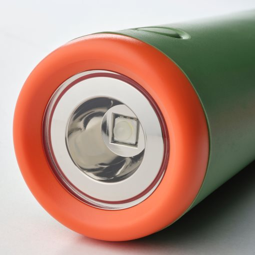 MAJBAGGE, χειροκίνητος φακός με ενσωματωμένο φωτισμό LED, 305.573.99