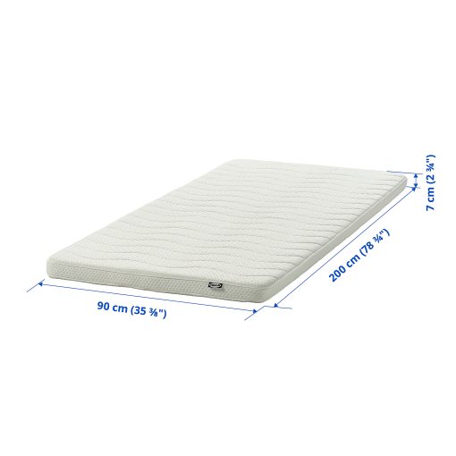 NORRSELE, mattress pad, 90x200 cm, 305.585.63