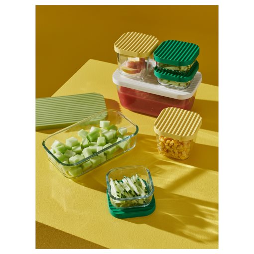 HAVSTOBIS, food container with lid, set of 5, 305.592.75