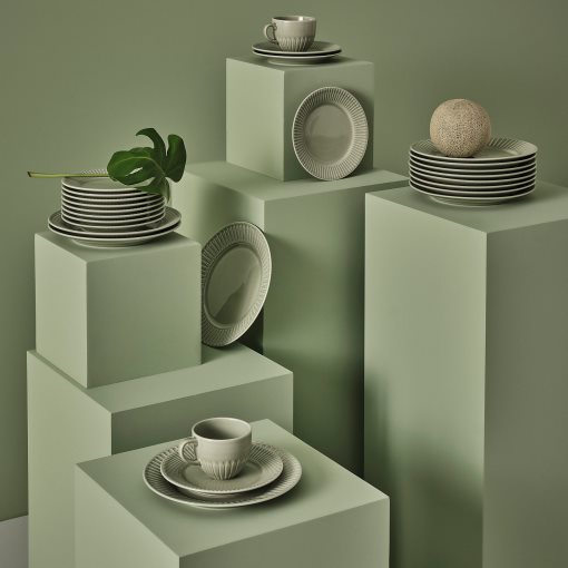 STRIMMIG, κεραμικό πιάτο φρούτου, 4 τεμ. 21 cm, 305.676.71