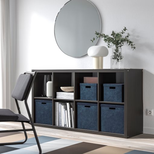 GJÄTTA, storage box with lid/velvet, 25x35x20 cm, 305.704.47