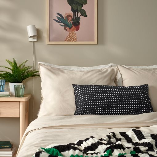 SANDMOTT, μαξιλάρι, 30x58 cm, 305.723.71