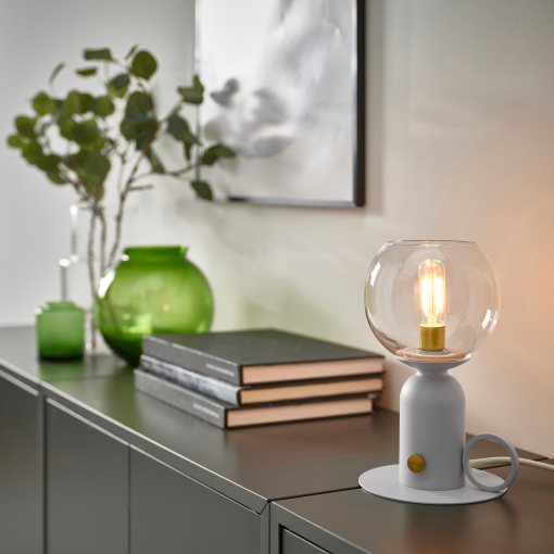 ÅSKMULLER, table lamp dimmable, 24 cm, 305.762.46