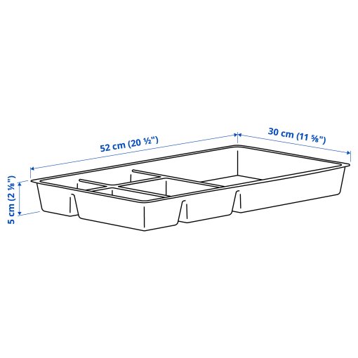 ALEX, drawer insert, 52x30 cm, 305.951.55