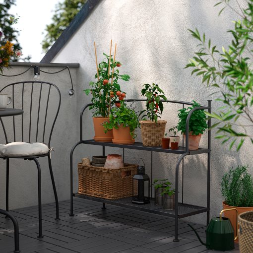 LÄCKÖ, shelving unit outdoor/indoor, 92x76 cm, 306.015.47