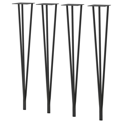SKÅLSTA, hairpin table leg, 4 pack, 306.118.48