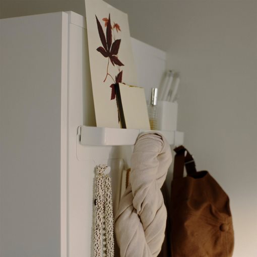 ALTARLIDEN, hook rack with storage, 306.187.36