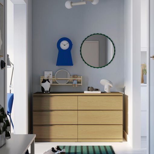 STORKLINTA, chest of 6 drawers, 140x50x75 cm, 306.275.47