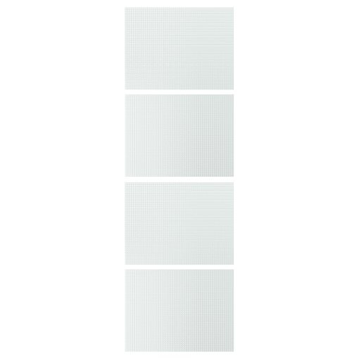 LUNDBRÄSMA, 4 panels for sliding door frame, 75x236 cm, 306.292.35