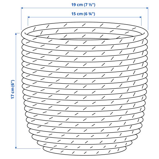 SANDÖDLA, plant pot, 15 cm, 306.301.68