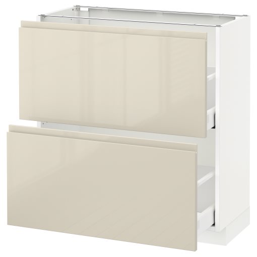 METOD/MAXIMERA, base cabinet with 2 drawers, 391.682.77