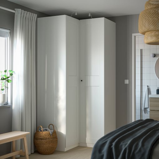 PAX, corner wardrobe, 111/111X236 cm, 392.185.12