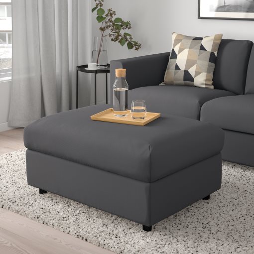 VIMLE, footstool with storage, 393.925.92