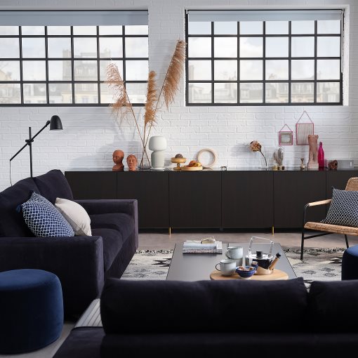 VIMLE, διθέσιος καναπές με πλατιά μπράτσα, 394.005.54