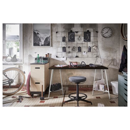 LAGKAPTEN/TILLSLAG, γραφείο, 140x60 cm, 394.175.21