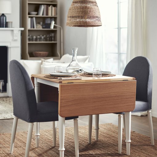DANDERYD/DANDERYD, table and 2 chairs, 74/134x80 cm, 394.839.31