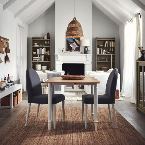 DANDERYD/DANDERYD, table and 2 chairs, 74/134x80 cm, 394.839.31