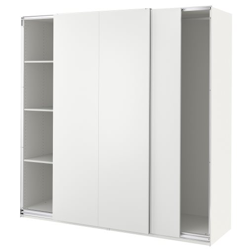 PAX/HASVIK, wardrobe combination, 200x66x201 cm, 395.031.56