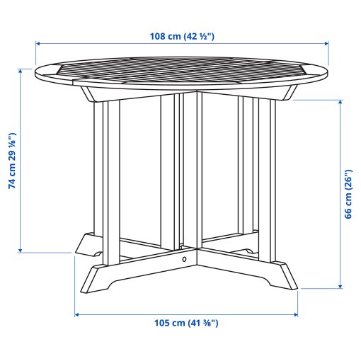 BONDHOLMEN, table/4 chairs with armrests, outdoor, 395.498.47