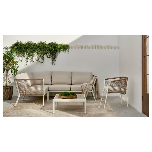 corner sofa 3-seat, outdoor, 395.856.80