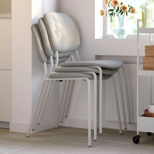 VIHALS, table and 6 chairs, 120/180x74 cm, 395.899.61