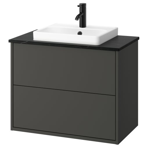 HAVBACK/ORRSJON, wash-stand with drawers/wash-basin/tap, 82x49x71 cm, 395.905.68