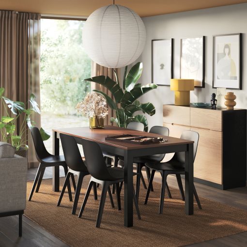 ÅLHULT/ODGER, table and 6 chairs, 170x80 cm, 396.100.95