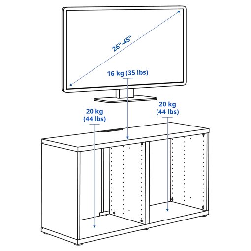 BESTÅ, TV bench, 402.998.90