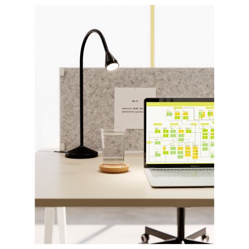 NÄVLINGE, work lamp with built-in LED light source, 404.049.09
