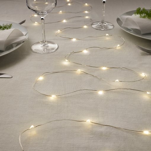 VISSVASS, LED lighting chain 40 light indoor/battery-op, 404.141.02
