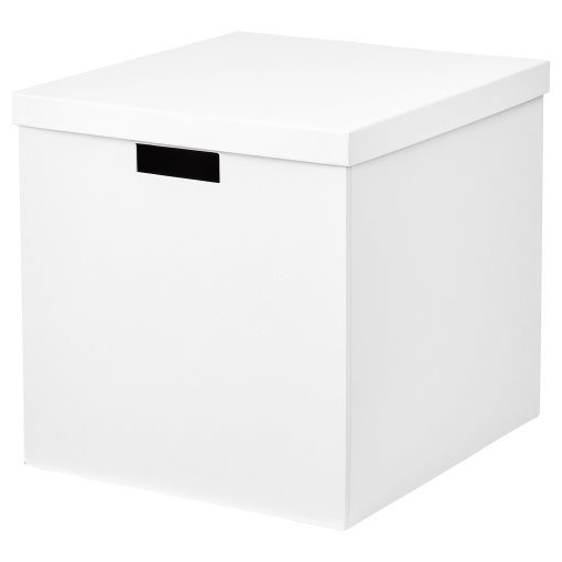 TJENA, storage box with lid, 404.693.02