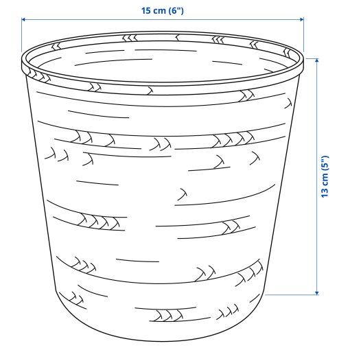 KLYNNON, plant pot handmade , 12 cm, 405.164.07