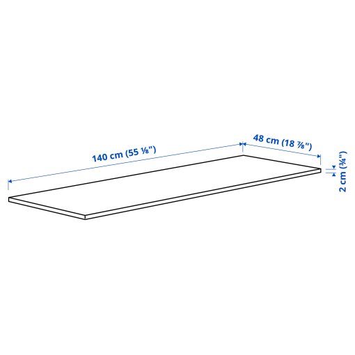 MITTZON, table top, 140x48 cm, 405.277.88