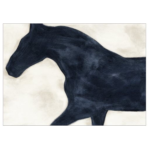 PJÄTTERYD, picture/Horse shadow, 70x50 cm, 405.605.65