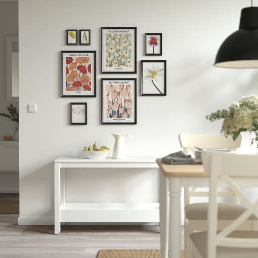 KNOPPÄNG, κορνίζα με πόστερ/αγορά λουλουδιών, σετ 8 τεμ., 405.704.80