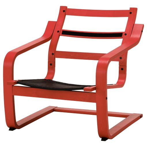 POÄNG, armchair frame with low back, 405.821.95