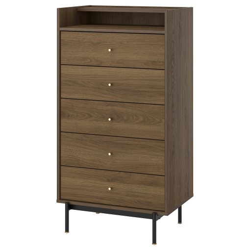 RÅDMANSÖ, chest of 5 drawers, 70x48x132 cm, 405.936.03