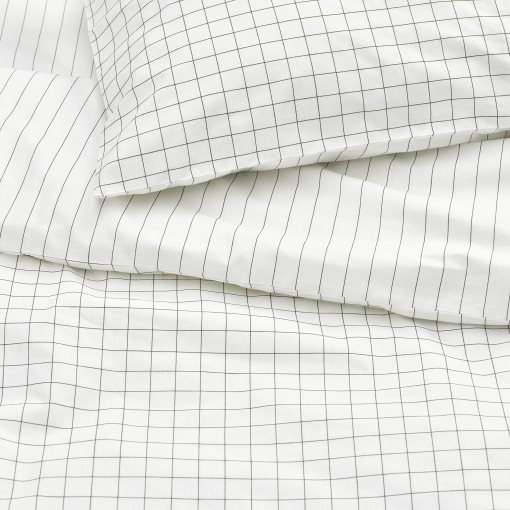 DOFTAKLEJA, duvet cover and pillowcase, 150x200/50x60 cm, 406.005.14