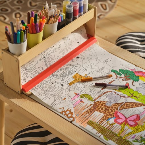 SANDLÖPARE, colouring paper roll/Savannah, 10 m, 406.042.63