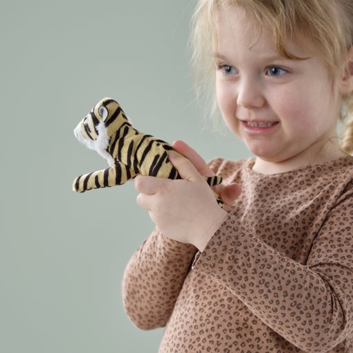 DJUNGELSKOG, soft toy/mini/tiger, 13 cm, 406.061.15